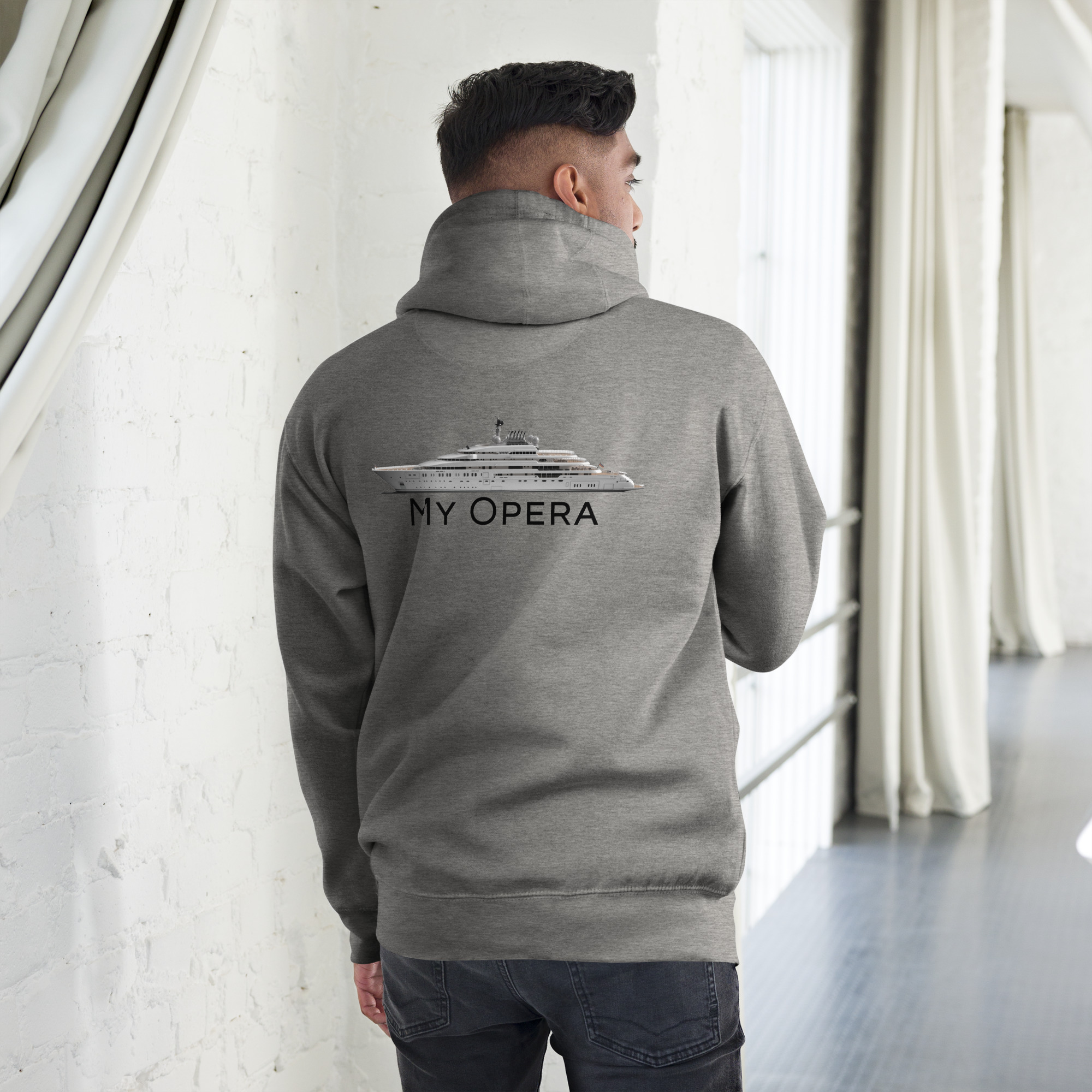 Unisex-Kapuzenpullover/ Hoodie Superyacht OPERA – Bild 2