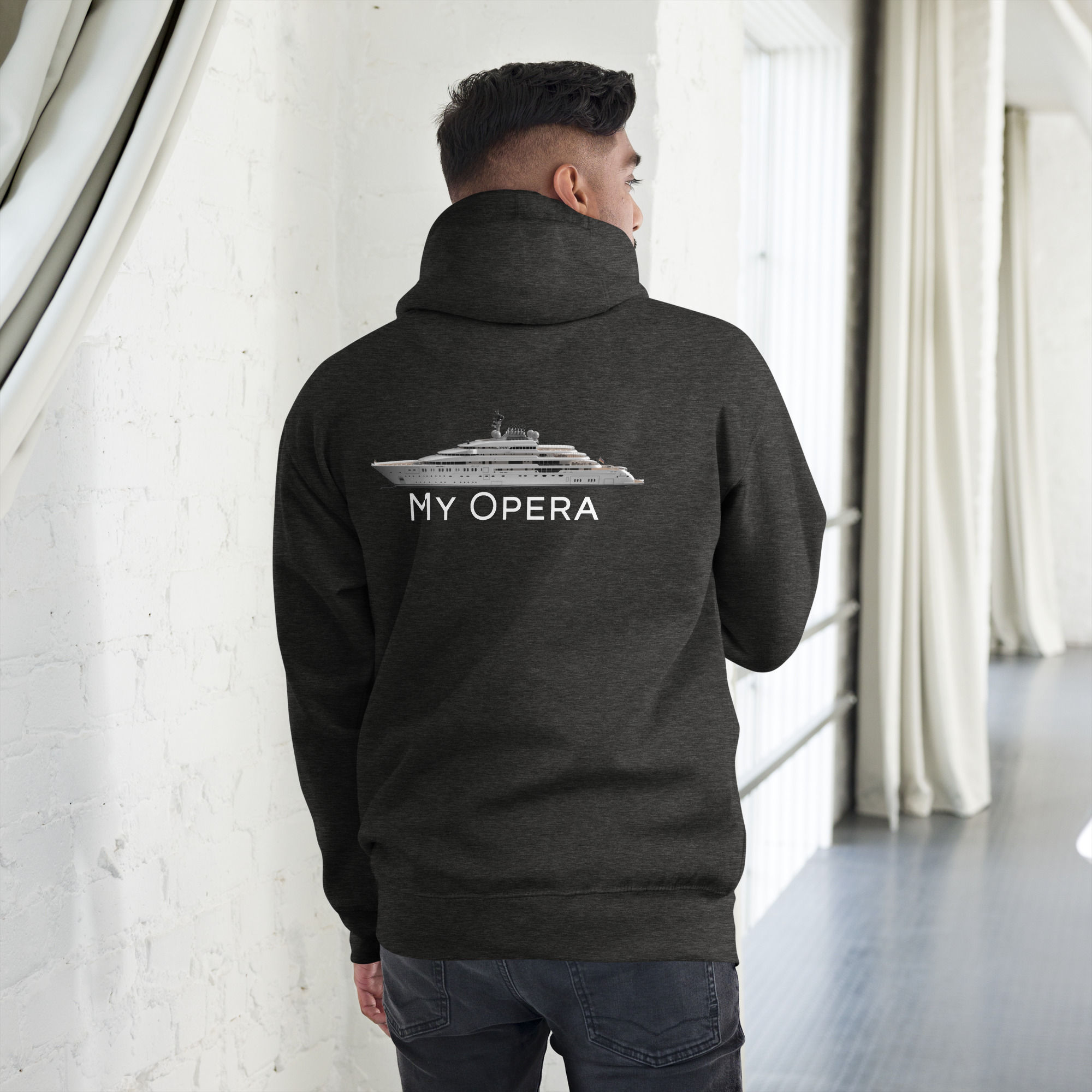Unisex-Kapuzenpullover/ Hoodie Superyacht OPERA – Bild 8
